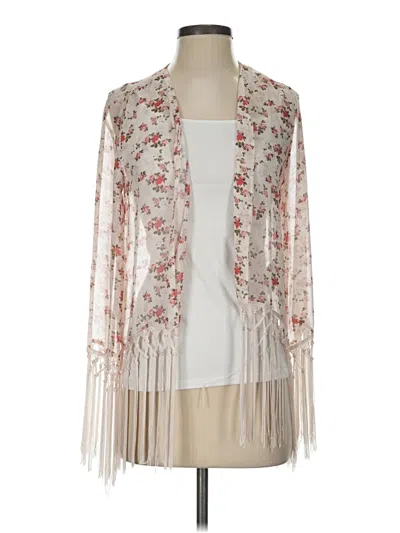 Pre-owned Guess Kimono In Ivory