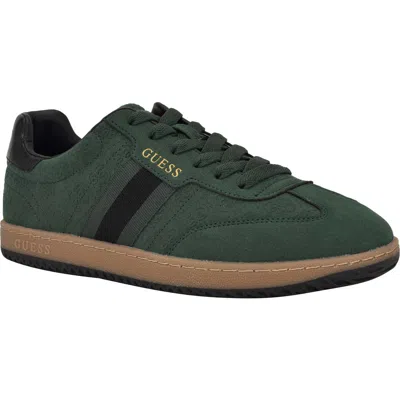 Guess Kloane Striped Quattro G Sneaker In Green