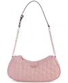 Guess Kori Top Zip Medium Quilted Shoulder Bag