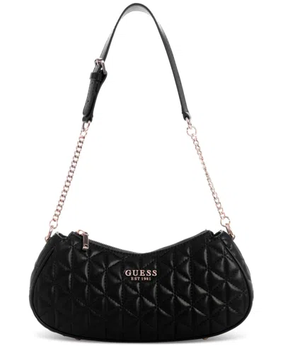 Guess Kori Top Zip Quilted Shoulder Bag In Forest