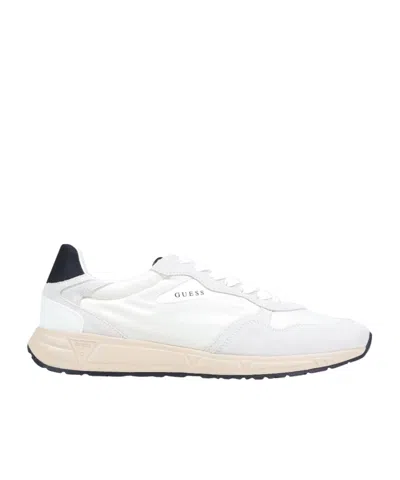 Guess Lace-up Sneakers In Animal Print