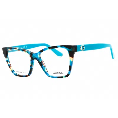 Guess Ladies Blue Cat Eye Eyeglass Frames Gu50235