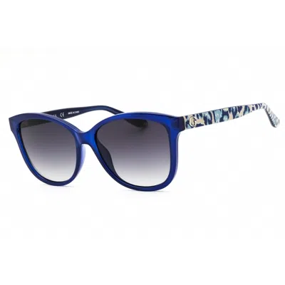 Guess Ladies Blue Rectangular Sunglasses Gu7828