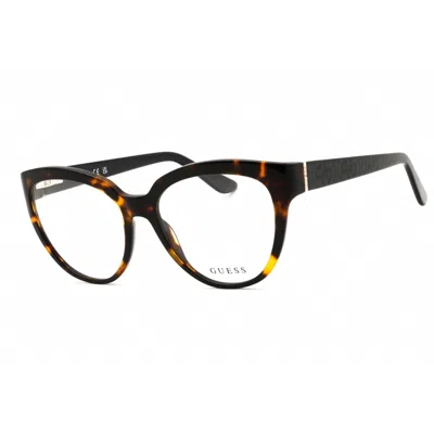 Guess Ladies Brown Cat Eye Eyeglass Frames Gu50232