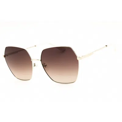Guess Gu7785 Gradient Lens Metal Square Sunglasses In Transparent