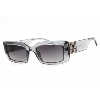 Guess Ladies Grey Rectangular Sunglasses Gu8242 In Gray