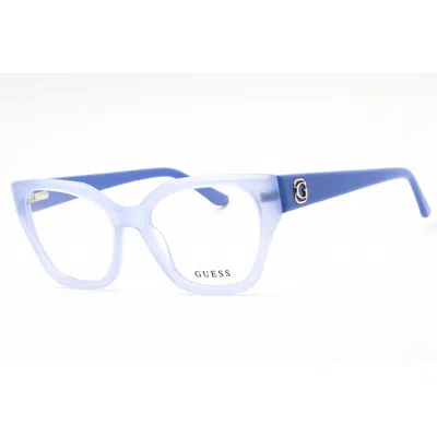 Guess Ladies Multi-color Cat Eye Eyeglass Frames Gu50112 In Blue