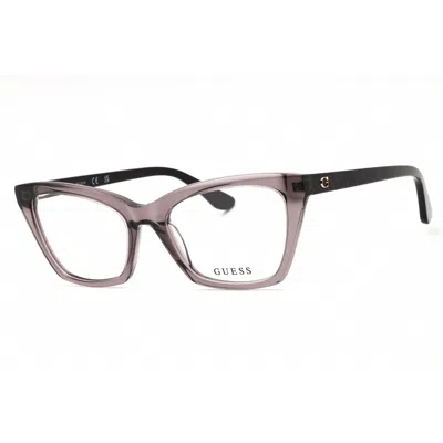 Guess Ladies Multi-color Cat Eye Eyeglass Frames Gu50261 In Gray