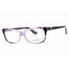Guess Ladies Multi-color Rectangular Eyeglass Frames Gu2948n In Multi