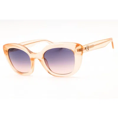 Guess Ladies Orange Cat Eye Sunglasses Gu00196 In Multi