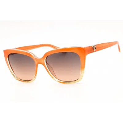 Guess Ladies Orange Cat Eye Sunglasses Gu7878