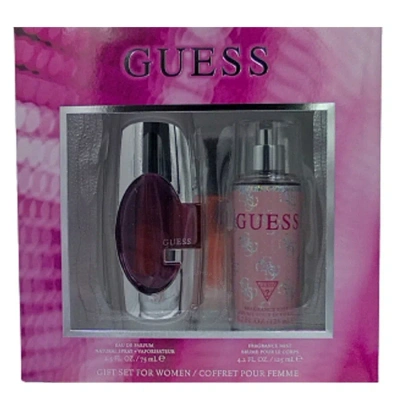 Guess Ladies Pink Gift Set Fragrances 085715329608 In White