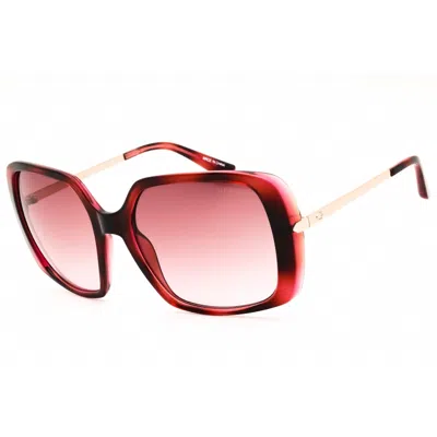 Guess Ladies Pink Oversized Sunglasses Gu7780 In Multi