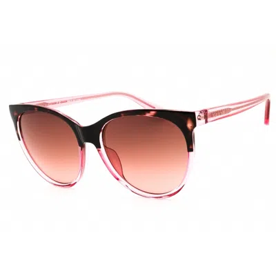 Guess Ladies Pink Round Sunglasses Gu7778