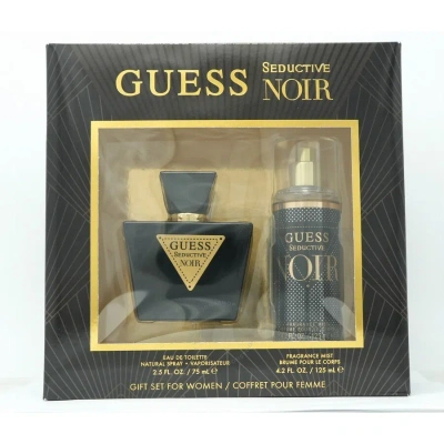 Guess Ladies Seductive Noir Gift Set Fragrances 085715329585 In White