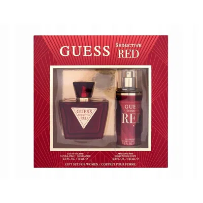 Guess Ladies Seductive Red Gift Set Fragrances 085715329592 In White