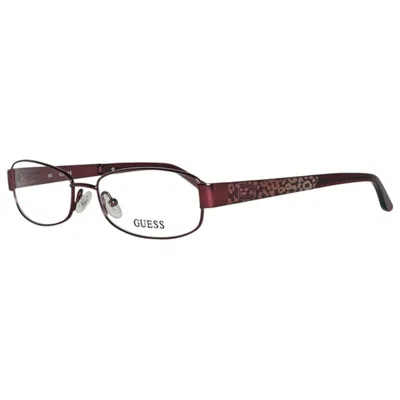Guess Ladies' Spectacle Frame  Gu2392 53o00  53 Mm Gbby2 In Brown