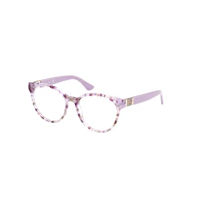 Guess Ladies' Spectacle Frame  Gu2909-53083  53 Mm Gbby2 In Purple