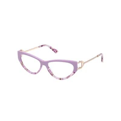 Guess Ladies' Spectacle Frame  Gu2911-57078  57 Mm Gbby2 In Purple