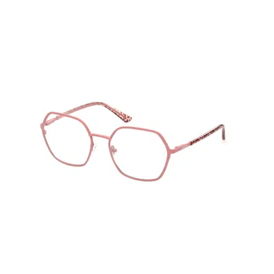 Guess Ladies' Spectacle Frame  Gu2912-53073  53 Mm Gbby2 In Pink