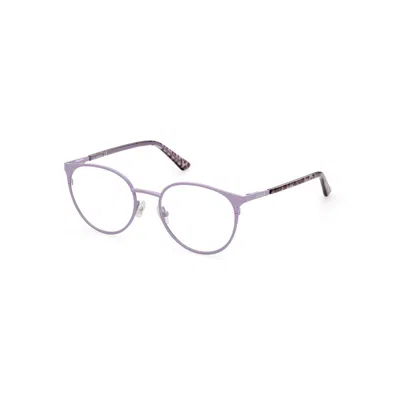 Guess Ladies' Spectacle Frame  Gu2913-53082  53 Mm Gbby2 In Purple