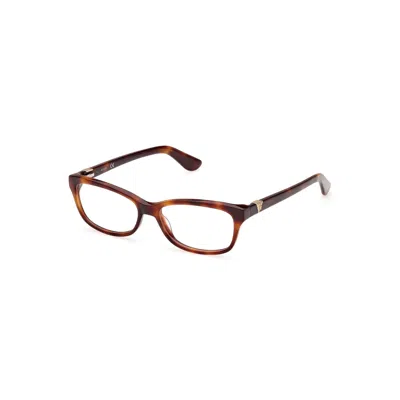 Guess Ladies' Spectacle Frame  Gu2948-50052  50 Mm Gbby2 In Brown