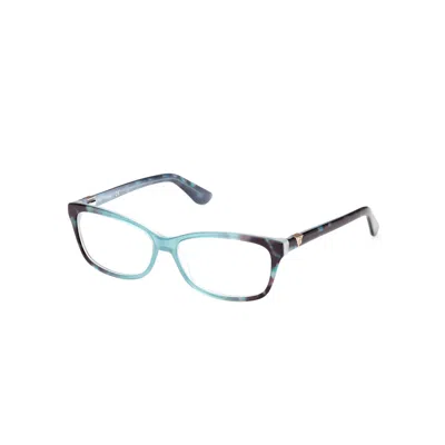 Guess Ladies' Spectacle Frame  Gu2948-56089  56 Mm Gbby2 In Blue