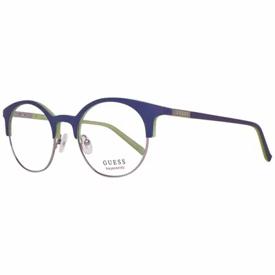 Guess Ladies' Spectacle Frame  Gu3025 51091 Gbby2 In Blue