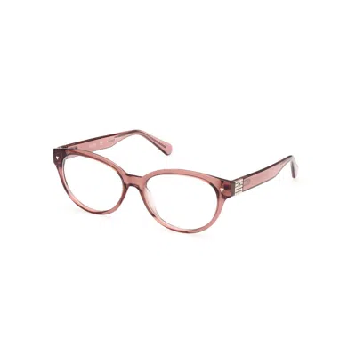 Guess Ladies' Spectacle Frame  Gu8245-55071  55 Mm Gbby2 In Brown