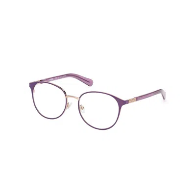 Guess Ladies' Spectacle Frame  Gu8254-54083  54 Mm Gbby2 In Purple