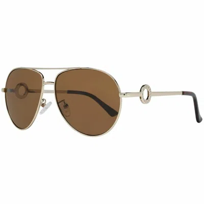 Guess Ladies' Sunglasses  Gf0364 5932f Gbby2 In Metallic