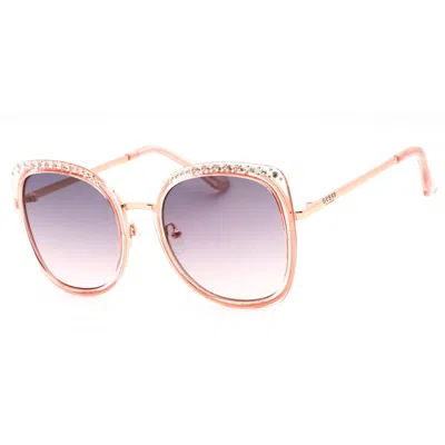 Guess Multicolor Metal Sunglasses In Purple