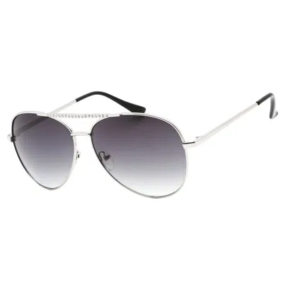 Guess Ladies' Sunglasses  Gf0399-01b  62 Mm Gbby2 In Metallic