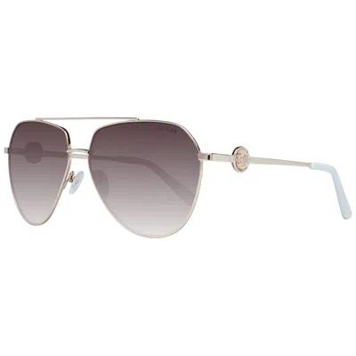 Guess Ladies' Sunglasses  Gf6140 6232f Gbby2 In Brown