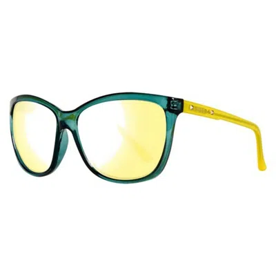 Guess Ladies' Sunglasses  Gu7308-60s18 Gbby2 In Yellow