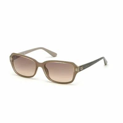 Guess Ladies' Sunglasses  Gu759557f56  56 Mm Gbby2 In Brown
