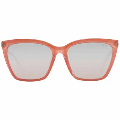 Guess Ladies' Sunglasses  Gu7701 5672z Gbby2 In Orange