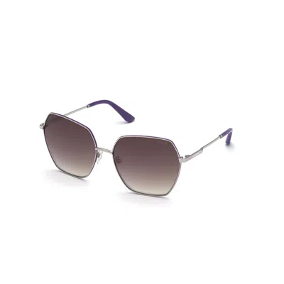 Guess Ladies' Sunglasses  Gu7785-6310z  63 Mm Gbby2 In Metallic