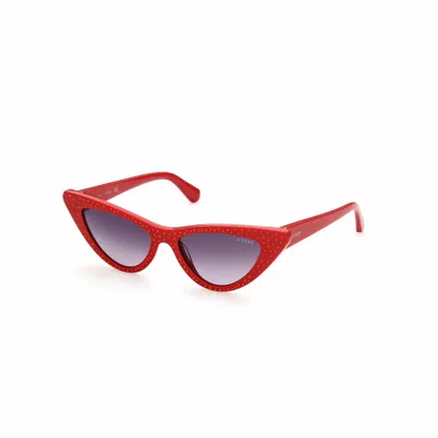 Guess Ladies' Sunglasses  Gu78105468b  54 Mm Gbby2 In Burgundy
