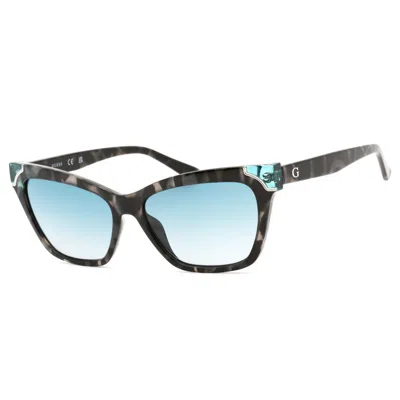 Guess Ladies' Sunglasses  Gu7840-89w  57 Mm Gbby2 In Blue
