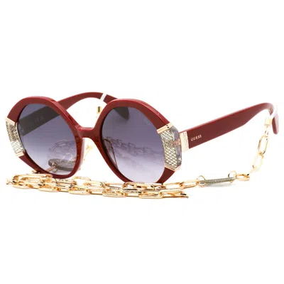 Guess Ladies' Sunglasses  Gu7874-69b  54 Mm Gbby2 In Gold