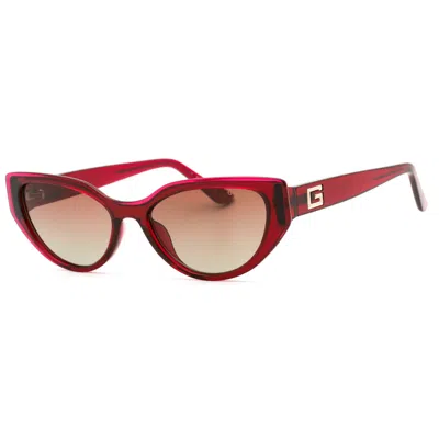 Guess Ladies' Sunglasses  Gu7910-69t  52 Mm Gbby2 In Red