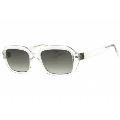 Guess Ladies Transparent Oval Sunglasses Gu8244 In Green