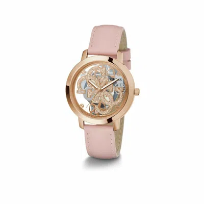 Guess Ladies' Watch  Quattro Clear ( 36 Mm) Gbby2 In Pink