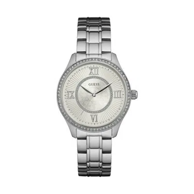 Guess Green Steel Watch In Gray