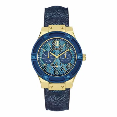 Guess Ladies'watch  W0289l3 ( 39 Mm) Gbby2 In Blue