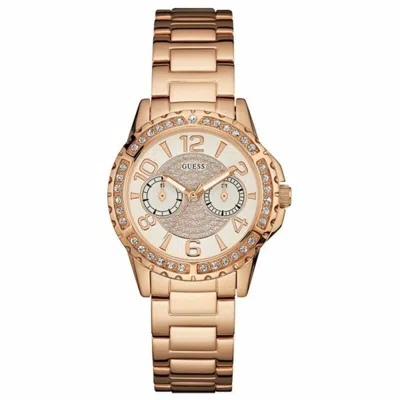 Guess Ladies'watch  W0705l3 ( 37 Mm) Gbby2 In Gold