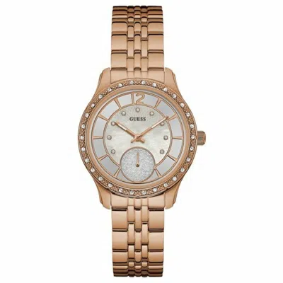 Guess Ladies'watch  W0931l3 ( 35 Mm) Gbby2 In Gold