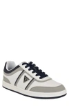 Guess Lasen Sneaker In Medium Grey/white