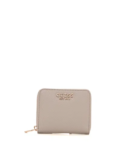 Guess Laurel  Wallet Small Size In Taupe